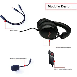 Ігрові навушники Sumvision Psyc SERAPH 7.1 3,5 мм Aux USB - мініатюра 6