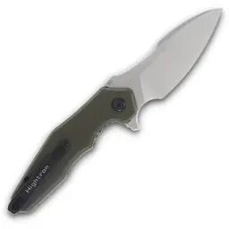 Ніж Hightron Mini Ventura, D2, G10, зелений, сталевий stonewash клинок (HK05GRNS) - мініатюра 3