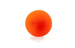 Масажний м'яч Lacrosse Ball, помаранчевий Ø 6 см Qmed fit0025167 - мініатюра 3