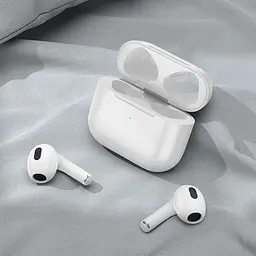 Бездротові навушники Hoco EW20 TWS Bluetooth, з мікрофоном, вкладиші, білі - мініатюра 3