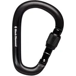 Карабін Black Diamond PearLock Screwgate Black (1033-BD 3811340002ALL1)