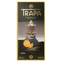 Шоколад Trapa Choco Dark з апельсином 100 г