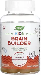Дитячі вітаміни для мозку Nature's Way Kids Brain Builder 60 таб лимонад