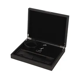 Маска на очі Lockink Luxury Leather Blindfold Kit чорний - мініатюра 7