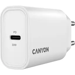 Зарядний пристрій Canyon 30CL OnCharge USB-C PD30W White (CNE-CHA30CLW) - мініатюра 5