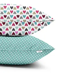 Набір наволочок Cosas Mint Love 40х60 см (SetPillow_Love_DotsMint_40х60) - мініатюра 2