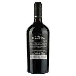 Вино Fantini Farnese Zolla Primitivo di Manduria, червоне, напівсухе, 14,5%, 0,75 л (8000017138962) - мініатюра 2
