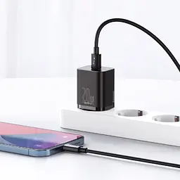 МЗП Baseus Super Si Quick Charger 1C 20W EU Black - мініатюра 4