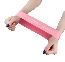 Резинка для фітнесу Power System PS-4061 Flex Loop Light Pink опір 12 кг (PS_4061_Pink) - мініатюра 3
