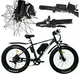 Електровелосипед Corso HUNTER 26 дюймів (750W, 48V, 20Ah) Чорний - мініатюра 4