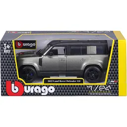 Автомодель Bburago Land Rover Defender 110 2022 1:24 Metallic Green (18-21101) [119105] - мініатюра 6