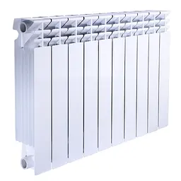 Радіатор біметалевий секційний Queen Therm 500/120 (кратно 10), Білий