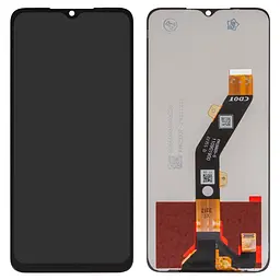 Дисплей для Tecno Pop 7 (BF6), Pop 7 Pro, Spark 10, Spark Go (2023) (BF7); Infinix Smart 7 (X6515), чорний, без рамки, ., BF7, BF6, KI5q, KI5k, #FPC6605-05