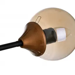 Люстра Brille молекула стельова в спальню E27 60W BK (BL-925C/8) - мініатюра 9