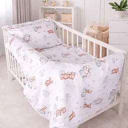 Дитяча постільна білизна MIRSON BABY фланель Teddy ballons 110х160см (2200012800782)
