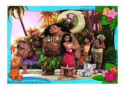Пазл Clementoni SuperСolor: Пригоди дівчинки в Океанії, Ваяна 2, Disney (SuperСolor - Disney Vaiana 2 Puzzle - 104 pcs.), 104 ел. (25786) - мініатюра 2