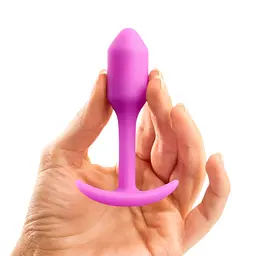 Анальна пробка B-Vibe Snug Plug 1 8,6 см (рожевий) - мініатюра 10
