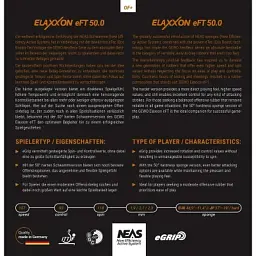 Ракетка для настільного тенісу Gewo Allround Classic, Elaxxon 50.0 + 45.0 ST (1163900001) (931904) - мініатюра 4