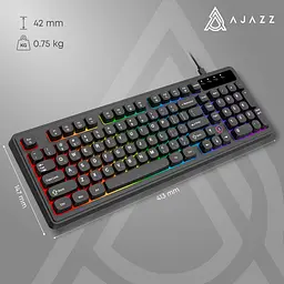 Клавіатура Ajazz AF98 Black USB-C (AF98-B) - мініатюра 13