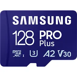 Карта пам'яті Samsung microSDXC PRO Plus 128GB Class 10 UHS-I U3 V30 A2 + USB Reader (MB-MD128SB/WW) [112856] - мініатюра 3