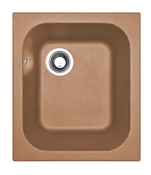 Кухонна мийка Adamant COMPACTA terra-cotta 430x500x200 мм, без крила 43 см