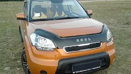Дефлектор капоту мухобійка для Kia Soul 2009-2012