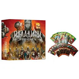 Настільна гра Lords of Boards Паладини Західного Королівства + набір промо карт (укр.) (LOB2115UA+1)
