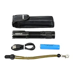 Ліхтар KONUS KONUSLIGHT-RC7 (1200 Lm) USB Rechargeable (3931) - мініатюра 8
