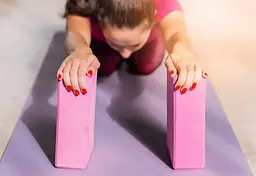 Блоки для йоги PowerPlay 4006 Yoga Brick EVA 2 шт Рожеві (PP_4006_Pink_2in) - мініатюра 4