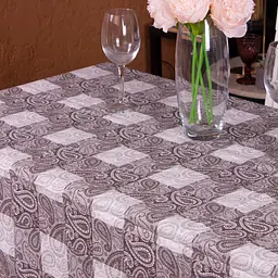 Скатертина MirSon №213 Persia 130x130 см рогожка - мініатюра 2