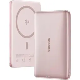 Павербанк Baseus PicoGo Ultra-Slim Qi2 Pink 10 000 mAh / 27 Вт (E0027202) - мініатюра 2
