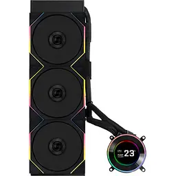Система водяного охолодження Lian Li HydroShift II LCD-C 360TL Black (G89.GHS2LCD36TB.00) - мініатюра 2
