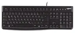 Клавіатура Logitech K120 Ukr USB Black (920-002643) - мініатюра 1