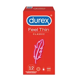 Презервативи Durex Feel Thin Classic, 12 шт. - мініатюра 2