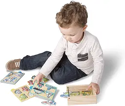 Набір пазлів Melissa&Doug Машини, 4 шт. (MD4791) - мініатюра 3