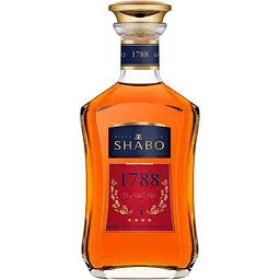Бренді України Shabo 1788 4 зірки, 40%, 0,5 л (352657)
