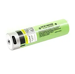 Акумуляторна батарея LiitoKala Lii-34B-USB 18650 3.7V 3400mAh з зарядкою від Type-C