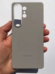 Оригінальний силіконовий чохол Silicone Case Samsung Galaxy S25 Ultra Gray EF-PS938CJEGWW - мініатюра 2