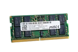 Оперативна пам'ять Micron 16GB SODIMM DDR5 6400MHz (MTC8C1084S1VC64BD1) Б/В