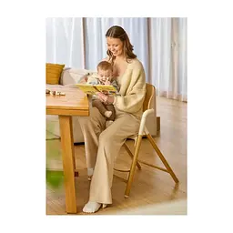 Стілець для годування Lionelo CELIA WHITE NATURAL WOOD (LO-CELIA WHITE NATURAL WOOD) - мініатюра 8