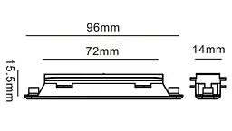 З`єднання лінійне електричне Kloodi KDTR-267 BK чорне - мініатюра 3