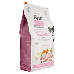 Сухий корм для стерилізованих котів з чутливим травленням Brit Care Cat GF Sterilized Sensitive зі свіжим кроликом 7 кг - мініатюра 3
