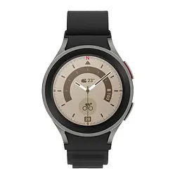 Браслет для Samsung Galaxy Watch 4 - чорний Watchbands Cloth Wave ширина кріплення 20мм нейлоновий (WB017-9167169) - мініатюра 2