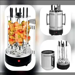Електрошашличниця Domotec Bbq шашличниця Domotec MS-7781 1000W - мініатюра 2