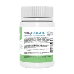 Фолат 1000 мкг Stark Pharm (Methyl Folate 1667 DFE) - 200 таблеток - мініатюра 2