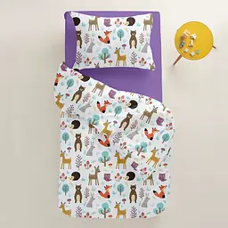 Дитяча постільна білизна в ліжечко COLORFUL ANIMALS CS3 COSAS (4822052108253) - мініатюра 2