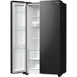Холодильник Gorenje SBS 179х67х92 см 2 двері 356(191) л А++ NF+ зовн. диспл чорний - мініатюра 5