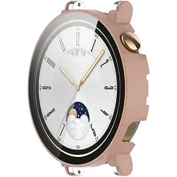 Чохол-накладка DK Пластик Gloss Скло Full Cover для Huawei Watch GT 4 41mm (pink) - мініатюра 2