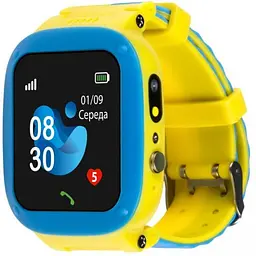 Дитячий розумний годинник Amigo GO004 Splashproof Camera+LED Glory Blue-Yellow