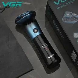Електробритва VGR V-326 швидке та комфортне гоління чорно-блакитна (41590-16010_483) - мініатюра 5